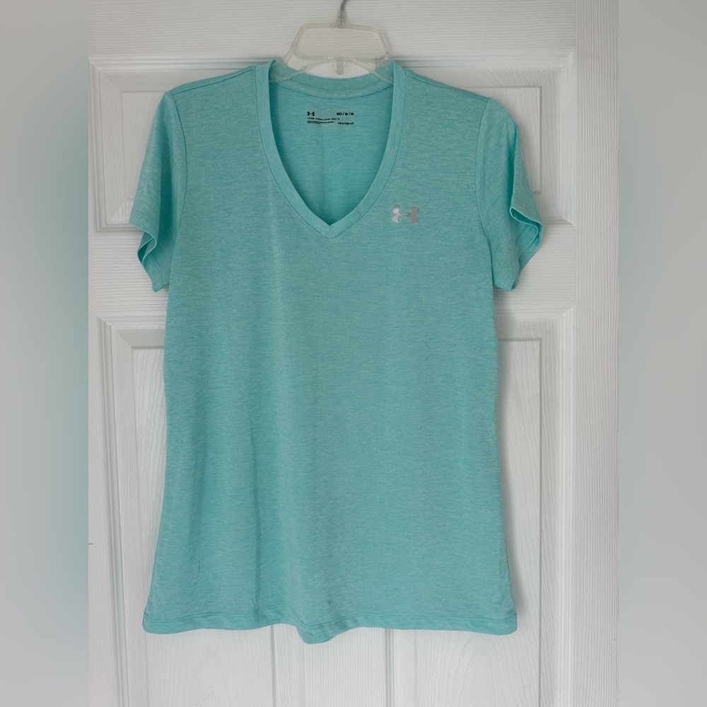 Under Armour Women's Short Sleeve Tee - Light Blue
